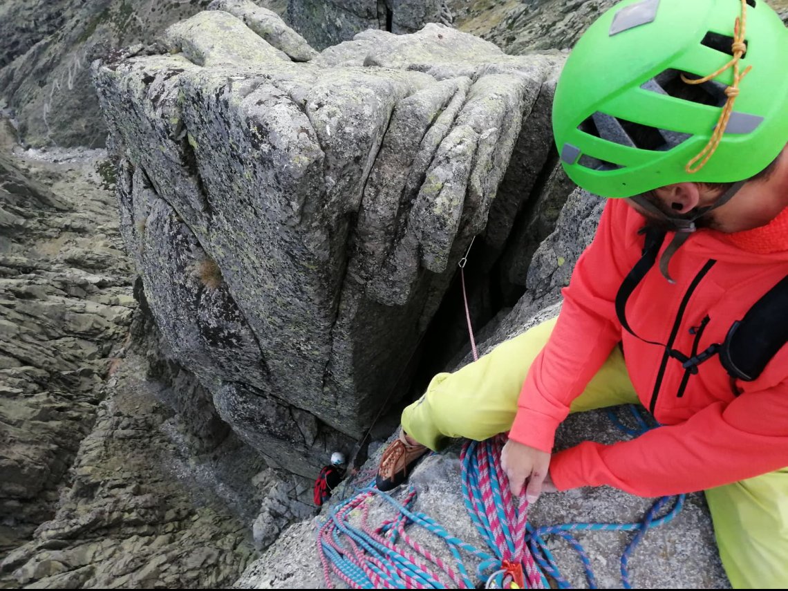 Escalada guiada en Galayos — Escalada