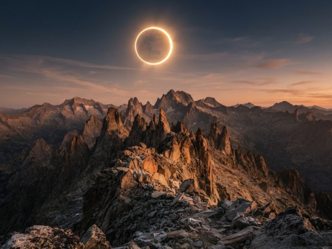 Eclipse solar en Gredos